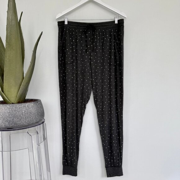 GAP Modal Print Joggers Dark Charcoal Grey with Stars - Picture 3 of 6